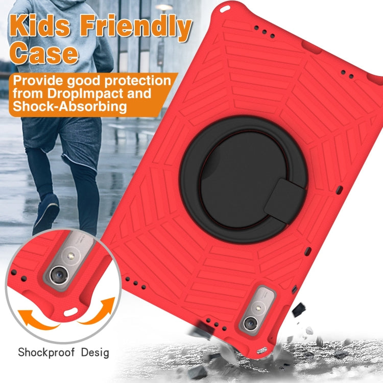 For Lenovo Tab P11 Gen2/P11 Pro/Pad Pro Spider King Silicone Protective Tablet Case(Red) - Lenovo by buy2fix | Online Shopping UK | buy2fix