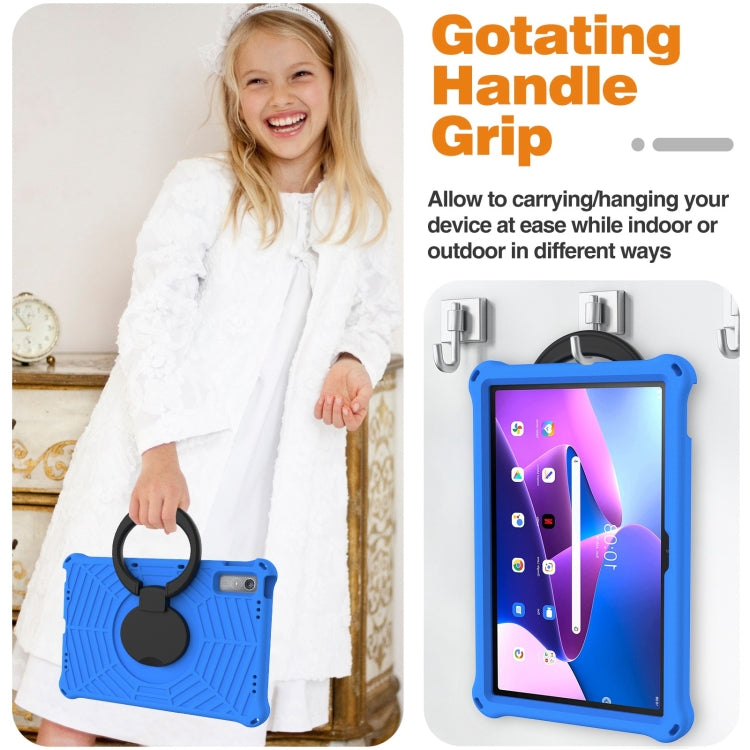 For Lenovo Tab P11 Gen2/P11 Pro/Pad Pro Spider King Silicone Protective Tablet Case(Blue) - Lenovo by buy2fix | Online Shopping UK | buy2fix