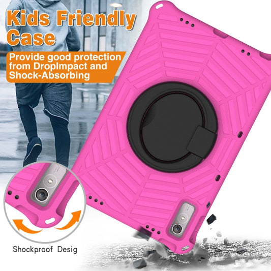 For Lenovo Tab P11 Gen2/P11 Pro/Pad Pro Spider King Silicone Protective Tablet Case(Rose Red) - Lenovo by buy2fix | Online Shopping UK | buy2fix