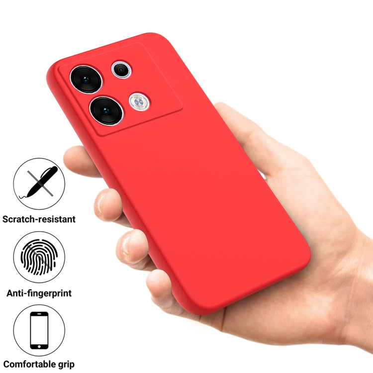 For Infinix Zero 30 5G Solid Color Liquid Silicone Dropproof Full Coverage Phone Case(Red) - Infinix Cases by buy2fix | Online Shopping UK | buy2fix