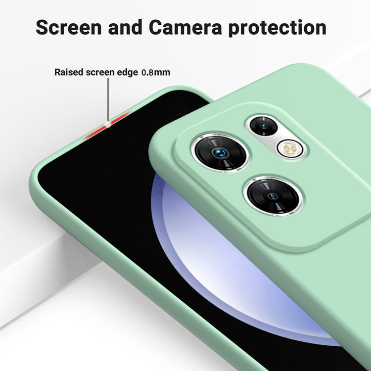 For Infinix Zero 30 4G Solid Color Liquid Silicone Dropproof Full Coverage Phone Case(Green) - Infinix Cases by buy2fix | Online Shopping UK | buy2fix