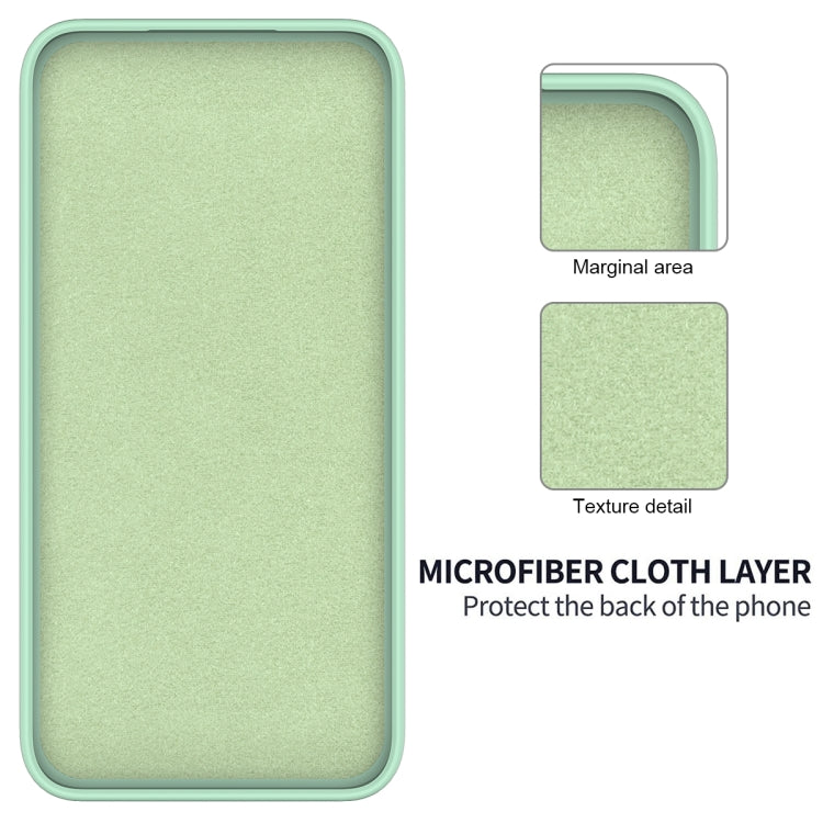 For Xiaomi 14 Solid Color Liquid Silicone Dropproof Full Coverage Phone Case(Green) by buy2fix