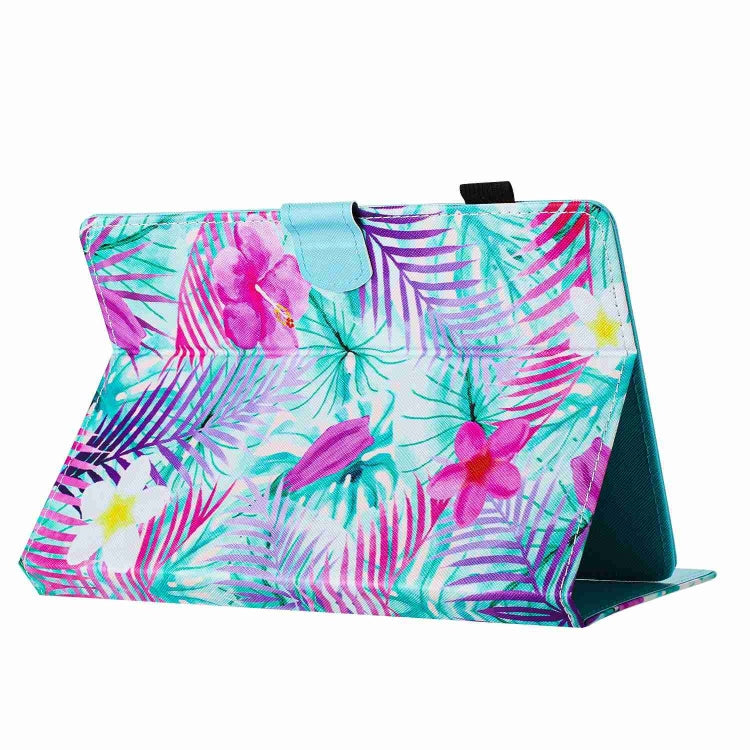 For 7 inch Painted Pattern Stitching Leather Tablet Case(Bougainvillea) - 7 inch by buy2fix | Online Shopping UK | buy2fix