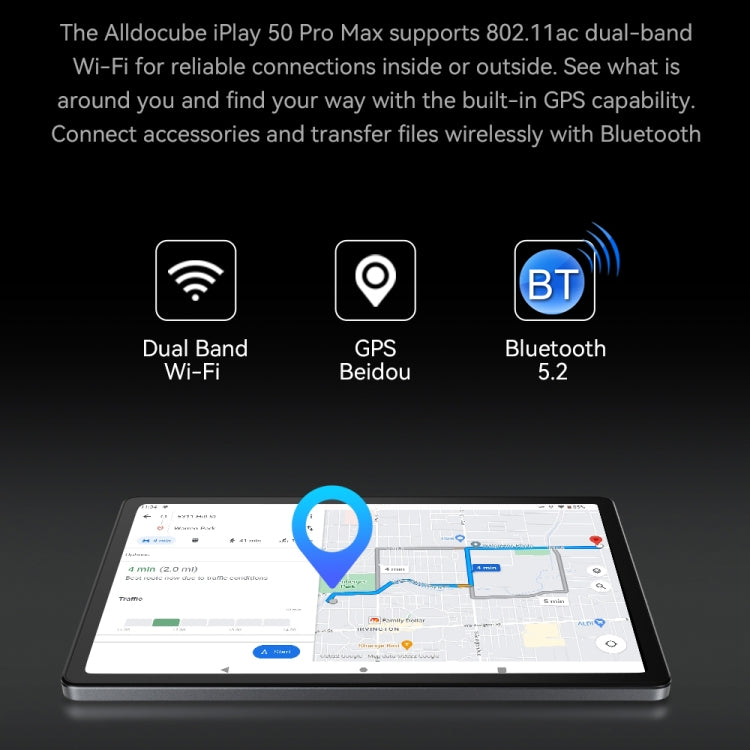 ALLDOCUBE iPlay 50 Pro Max 4G LTE Tablet, 8GB+256GB, 10.4 inch Android 13 Helio G99 Octa Core Support Dual SIM(Grey) by ALLDOCUBE