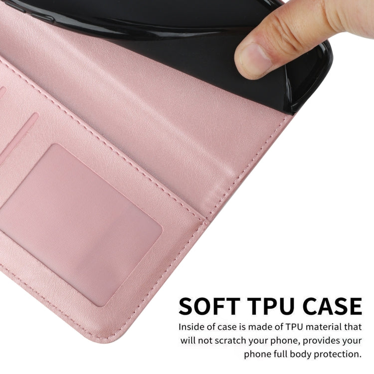 For Tecno Spark Go 2024 / POP 8 Stitching Calf Texture Buckle Leather Phone Case(Rose Gold) by buy2fix