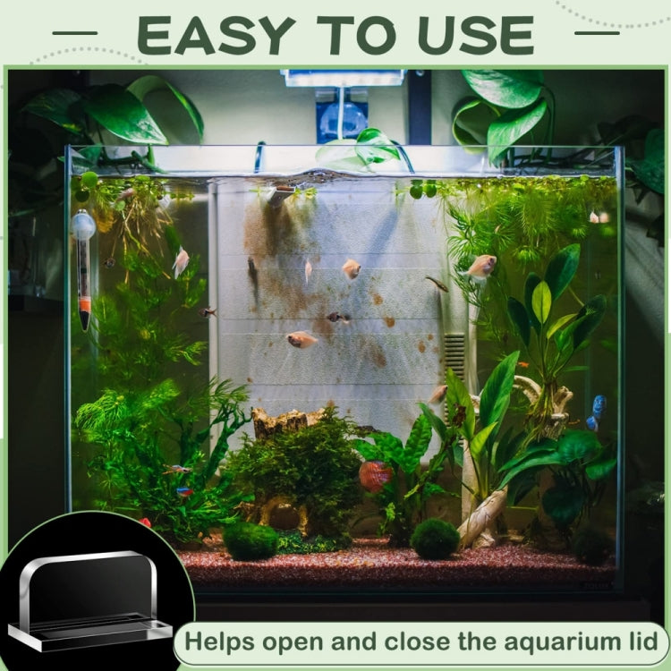 YX070 6pcs/Pack Acrylic Replaceable Fish Tank Cover Handle - Fish Tanks & Accessories by buy2fix | Online Shopping UK | buy2fix