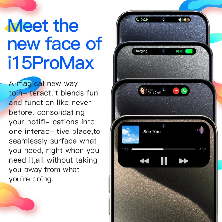 i15ProMax / U18, 3GB+32GB, 6.53 inch Face Identification Android 8.1 MTK6737 Quad Core, Network: 4G, OTG, Dual SIM(Blue) - by buy2fix | Online Shopping UK | buy2fix