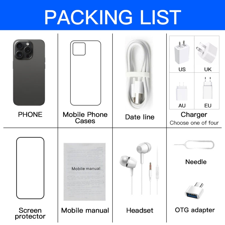 i15ProMax / U18, 3GB+32GB, 6.53 inch Face Identification Android 8.1 MTK6737 Quad Core, Network: 4G, OTG, Dual SIM(White) by buy2fix