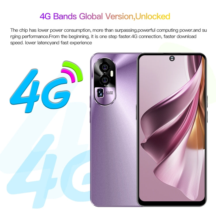 Reno10Pro+ / U22, 3GB+32GB, 6.53 inch Screen, Face Identification, Android 8.1 MTK6737 Quad Core, Network: 4G, OTG, Dual SIM(Purple) - by buy2fix | Online Shopping UK | buy2fix