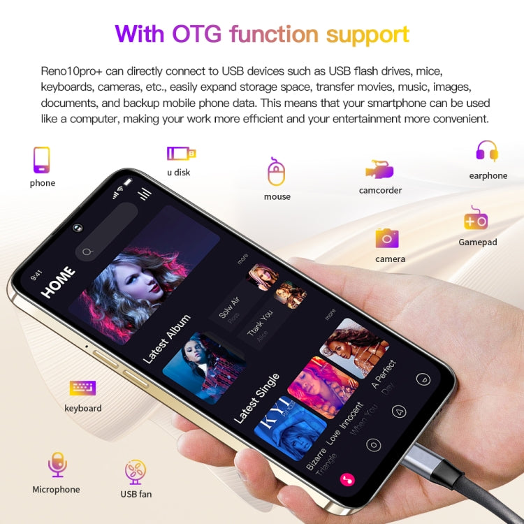 Reno10Pro+ / U22, 3GB+32GB, 6.53 inch Screen, Face Identification, Android 8.1 MTK6737 Quad Core, Network: 4G, OTG, Dual SIM(Purple) - by buy2fix | Online Shopping UK | buy2fix
