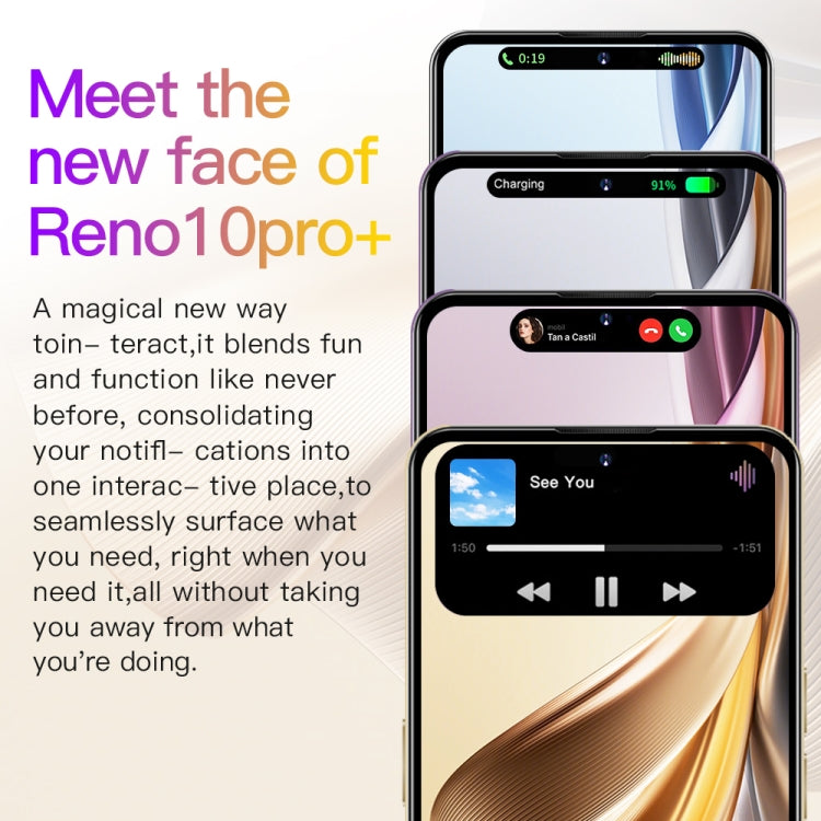 Reno10Pro+ / U22, 3GB+32GB, 6.53 inch Screen, Face Identification, Android 8.1 MTK6737 Quad Core, Network: 4G, OTG, Dual SIM(Purple) - by buy2fix | Online Shopping UK | buy2fix