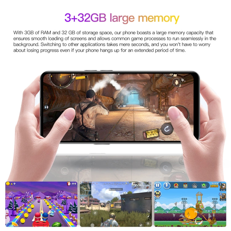 Reno10Pro+ / U22, 3GB+32GB, 6.53 inch Screen, Face Identification, Android 8.1 MTK6737 Quad Core, Network: 4G, OTG, Dual SIM(Purple) - by buy2fix | Online Shopping UK | buy2fix