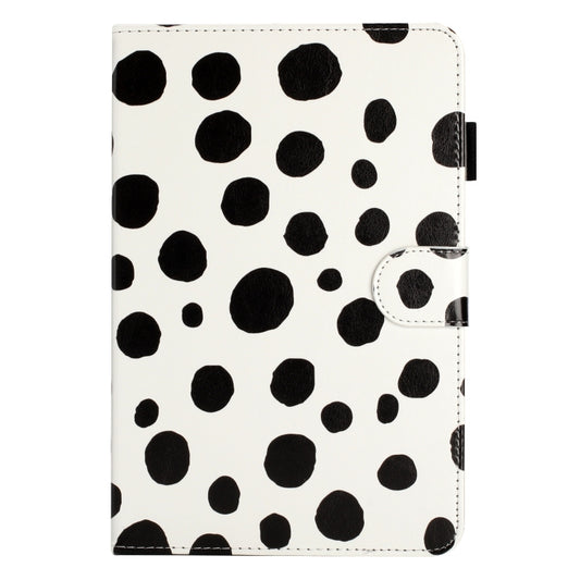 7 inch Dot Pattern Leather Tablet Case(White Black Dot) - 7 inch by buy2fix | Online Shopping UK | buy2fix