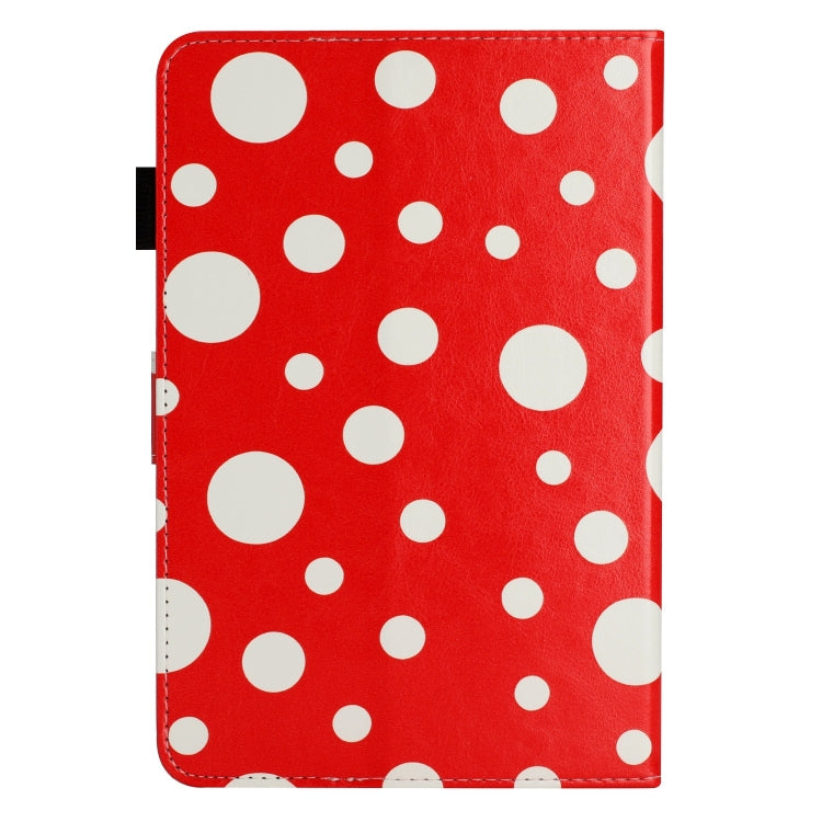 10 inch Dot Pattern Leather Tablet Case(Red White Dot) - 10 - 11 inch by buy2fix | Online Shopping UK | buy2fix