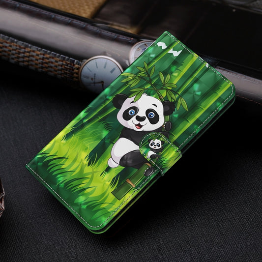 For Xiaomi Redmi Note 13 Pro 5G 3D Painting Pattern Flip Leather Phone Case(Bamboo Panda) by buy2fix