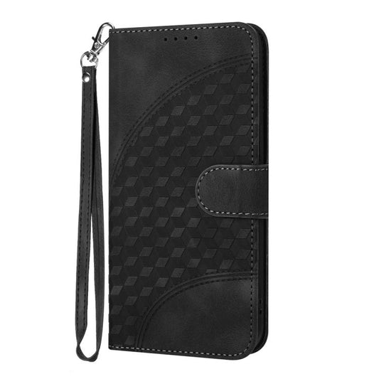 For Google Pixel 10 Pro XL Elephant Head Embossed Phone Leather Case with Lanyard(Black) - Google Cases by buy2fix | Online Shopping UK | buy2fix