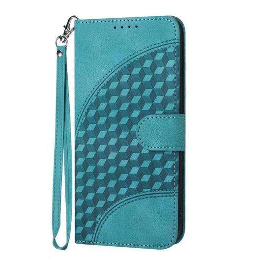 For Google Pixel 10 Pro XL Elephant Head Embossed Phone Leather Case with Lanyard(Light Blue) - Google Cases by buy2fix | Online Shopping UK | buy2fix