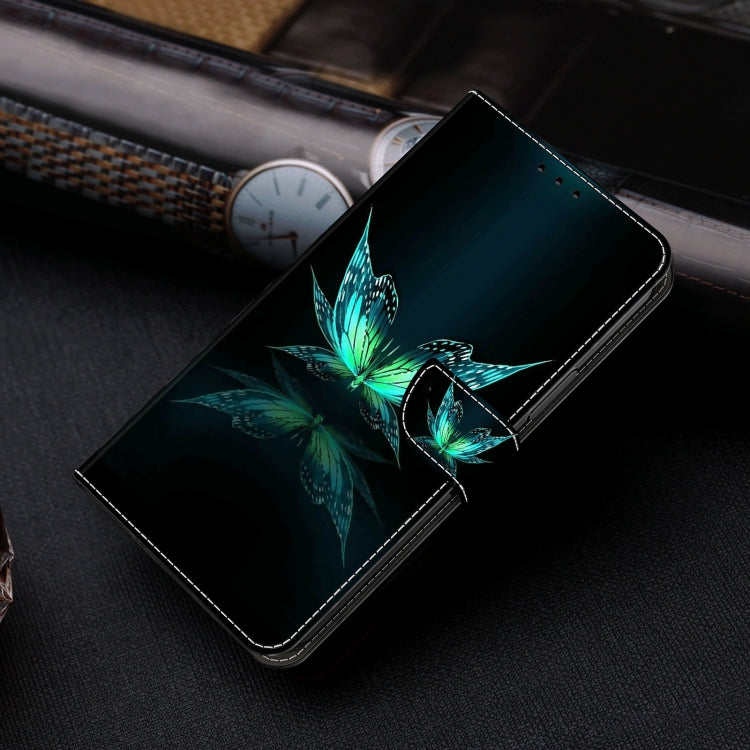 For Xiaomi Redmi K70E Crystal 3D Shockproof Protective Leather Phone Case(Reflection Dutterfly) - Xiaomi Cases by buy2fix | Online Shopping UK | buy2fix
