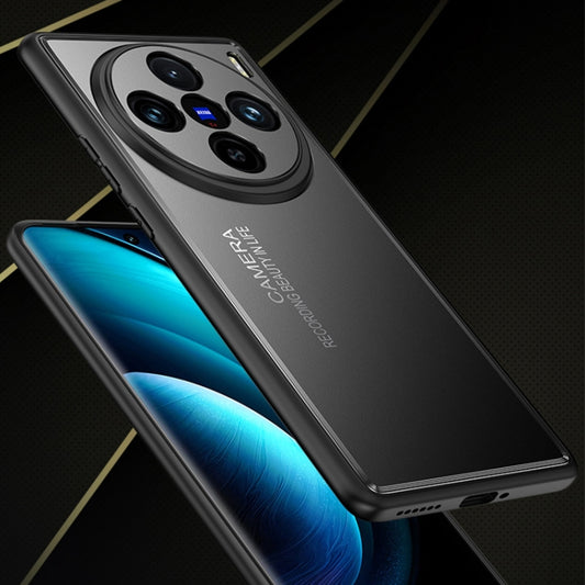 For vivo X100 Pro Frosted Metal Phone Case(Gold) by imak