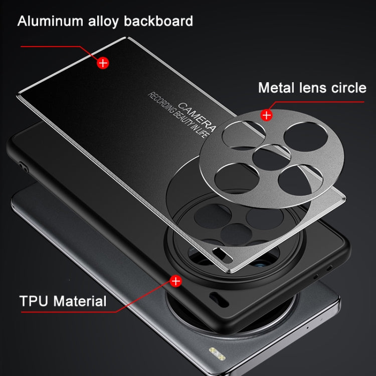 For vivo X100 Frosted Metal Phone Case(Silver) - vivo Cases by imak | Online Shopping UK | buy2fix