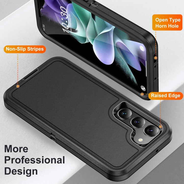 For Samsung Galaxy S24 5G / S25 5G Life Waterproof Rugged Phone Case(Black) - Galaxy S24 5G Cases by buy2fix | Online Shopping UK | buy2fix