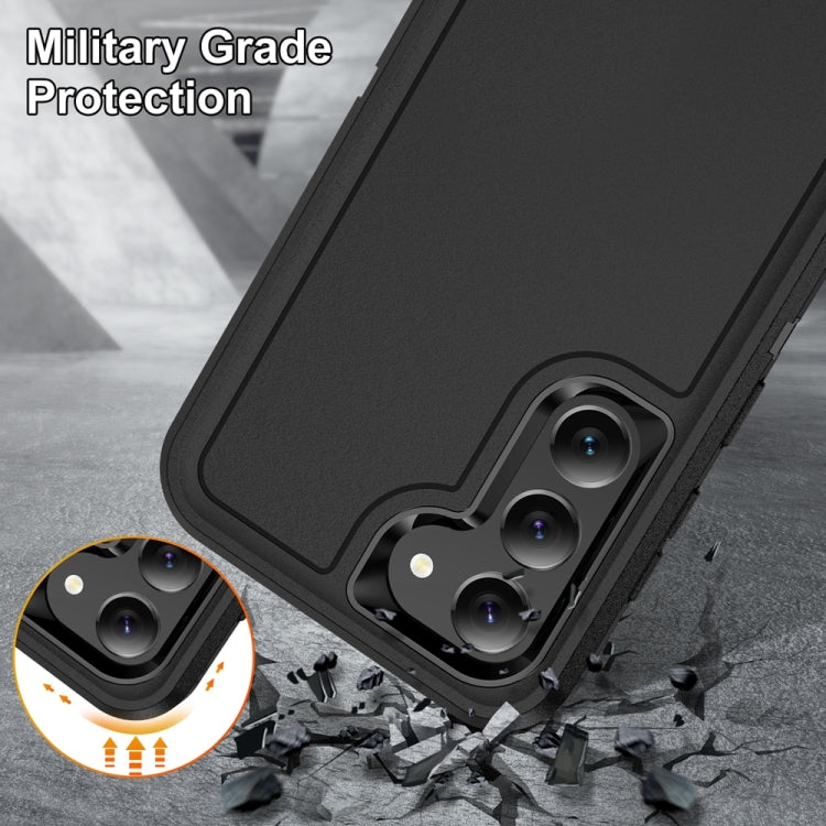 For Samsung Galaxy S24 5G / S25 5G Life Waterproof Rugged Phone Case(Black) - Galaxy S24 5G Cases by buy2fix | Online Shopping UK | buy2fix