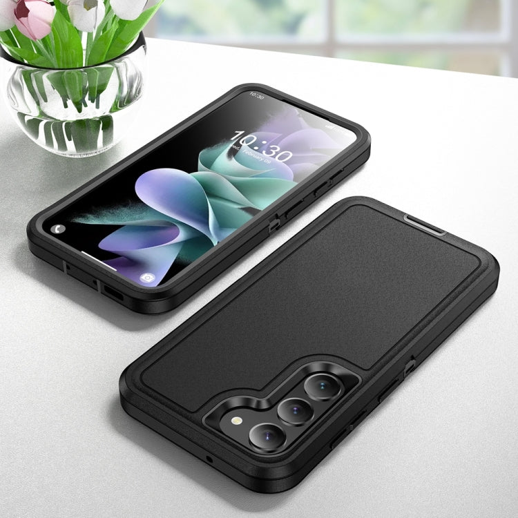 For Samsung Galaxy S24 5G / S25 5G Life Waterproof Rugged Phone Case(Black) - Galaxy S24 5G Cases by buy2fix | Online Shopping UK | buy2fix