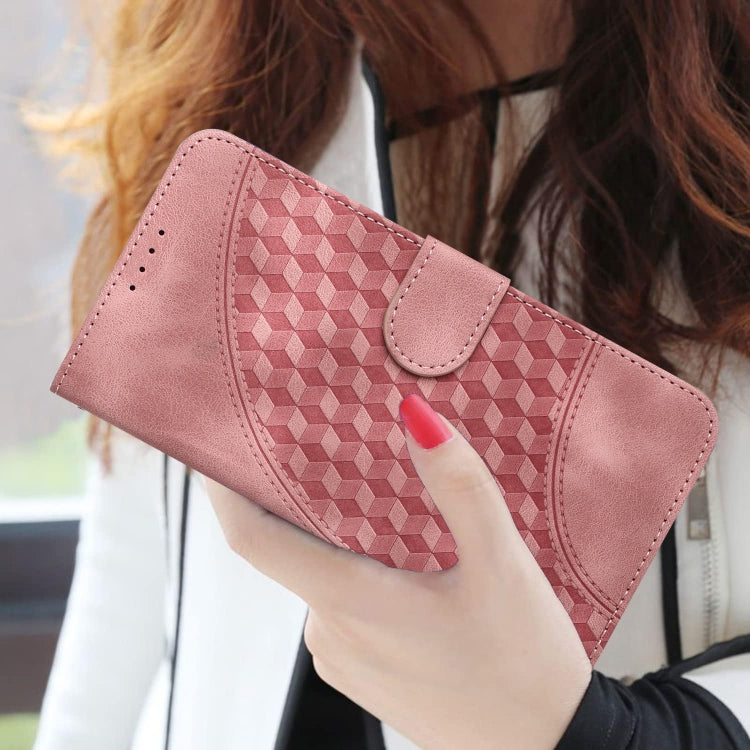 For Xiaomi 13T/13T Pro/Redmi K60 Ultra YX0060 Elephant Head Embossed Phone Leather Case with Lanyard(Pink) by buy2fix