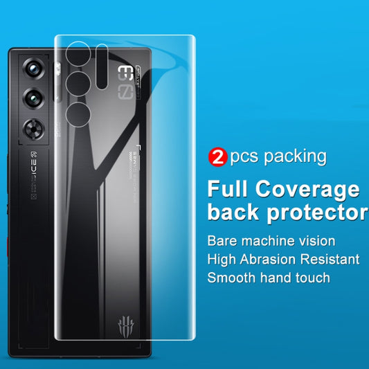 For ZTE nubia Red Magic 9 Pro+ 2pcs imak Curved Hydrogel Film Pnone Back Protector by imak
