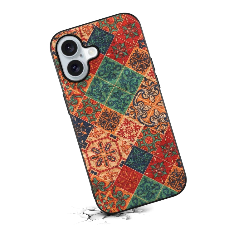 For iPhone 16 Plus Four Seasons Flower Language Series TPU Phone Case(Winter Blue) by buy2fix