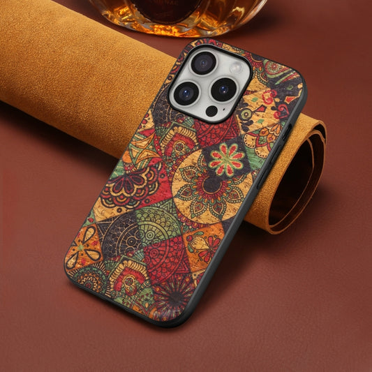 For iPhone 16 Pro Four Seasons Flower Language Series TPU Phone Case(Autumn Yellow) by buy2fix