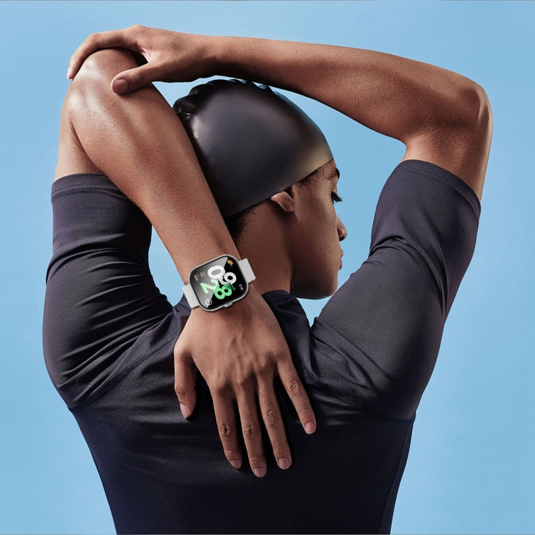 For Redmi Watch 4 PC + Tempered Glass Integrated Watch Protective Case(Transparent) by buy2fix