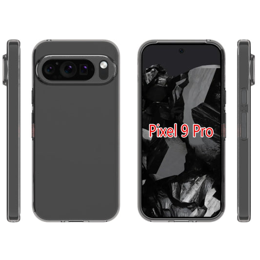 For Google Pixel 9 Pro Waterproof Texture TPU Phone Case(Transparent) by buy2fix