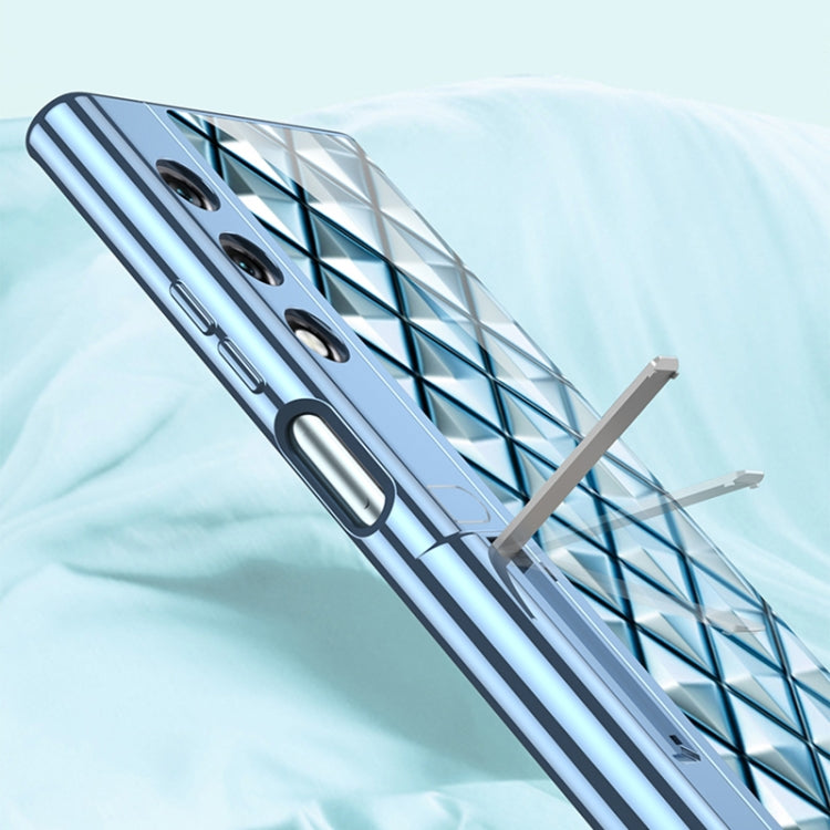 For Honor V Purse GKK Integrated Flip Electroplating TPU Case with Holder(Black) by GKK