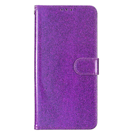 For Blackview A55 Pro Glitter Powder Flip Leather Phone Case(Purple) by buy2fix