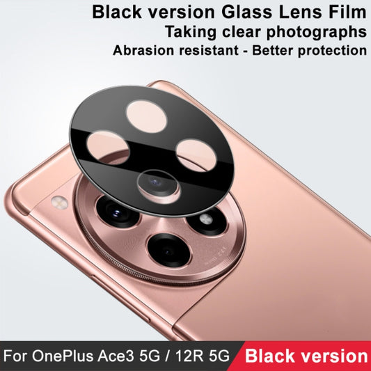 For OnePlus Ace 3 5G / 12R 5G IMAK Rear Camera Lens Glass Film Black Version by imak