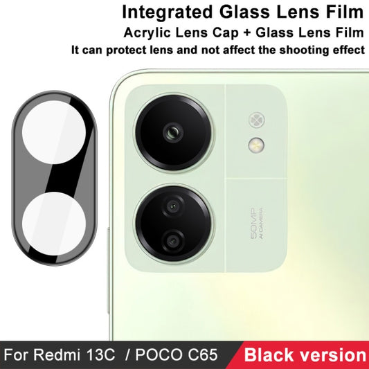 For Xiaomi Redmi 13C 4G / POCO C65 4G imak High Definition Integrated Glass Lens Film Black Version by imak