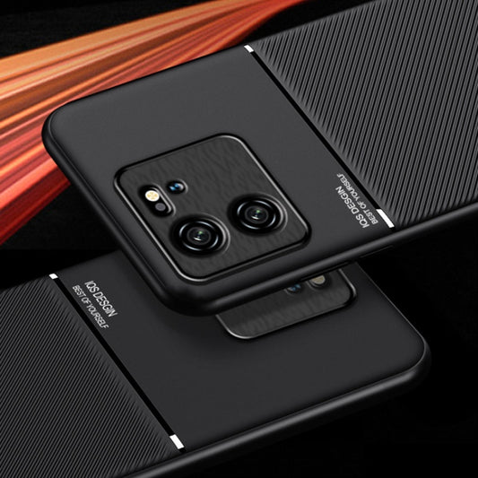 For Xiaomi Redmi K60 Ultra Classic Tilt Strip Grain Magnetic Shockproof PC + TPU Phone Case(Green) by buy2fix