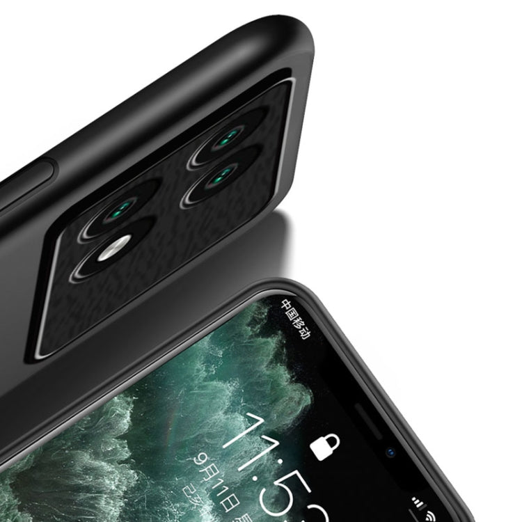For Xiaomi Redmi K70 Classic Tilt Strip Grain Magnetic Shockproof PC + TPU Phone Case(Black) - Xiaomi Cases by buy2fix | Online Shopping UK | buy2fix