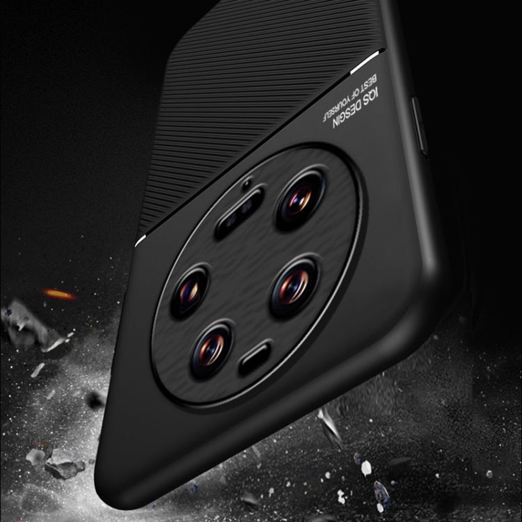 For Xiaomi 13 Ultra Classic Tilt Strip Grain Magnetic Shockproof PC + TPU Phone Case(Green) by buy2fix