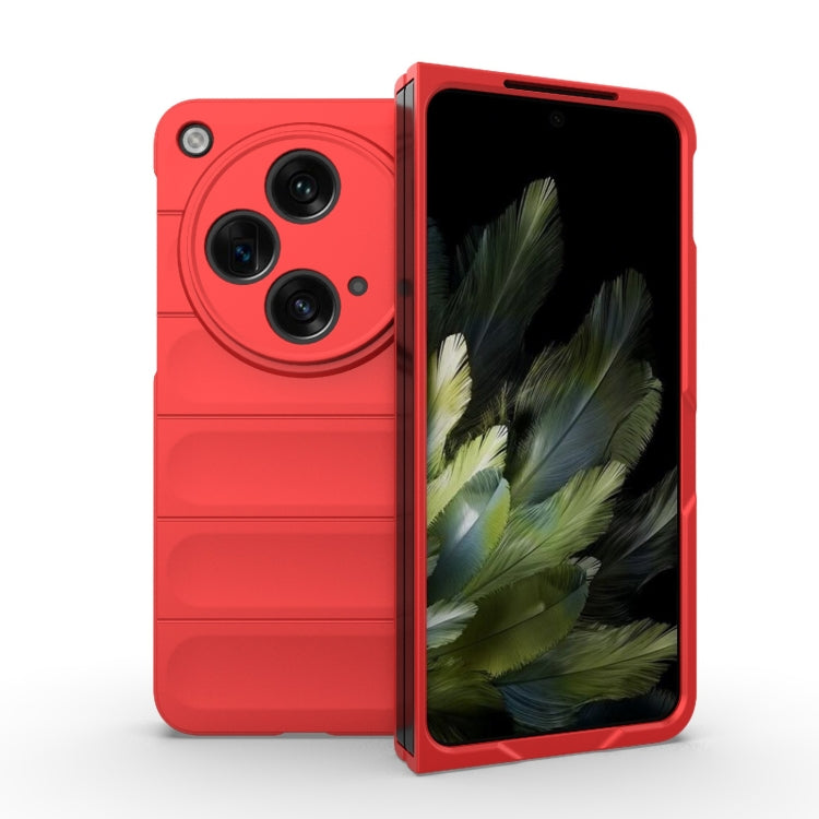 For OPPO Find N3 Magic Shield Fold PC Shockproof Phone Case(Red) - OPPO Cases by buy2fix | Online Shopping UK | buy2fix