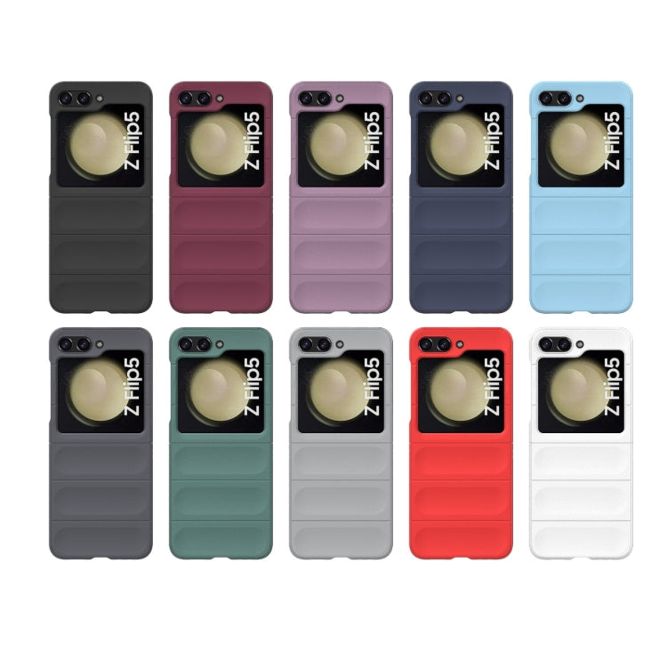 For Samsung Galaxy Z Flip5 5G Magic Shield Fold PC Shockproof Phone Case(Purple) by buy2fix