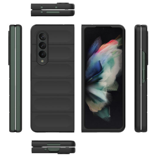 For Samsung Galaxy Z Fold3 5G Magic Shield Fold PC Shockproof Phone Case(Black) by buy2fix