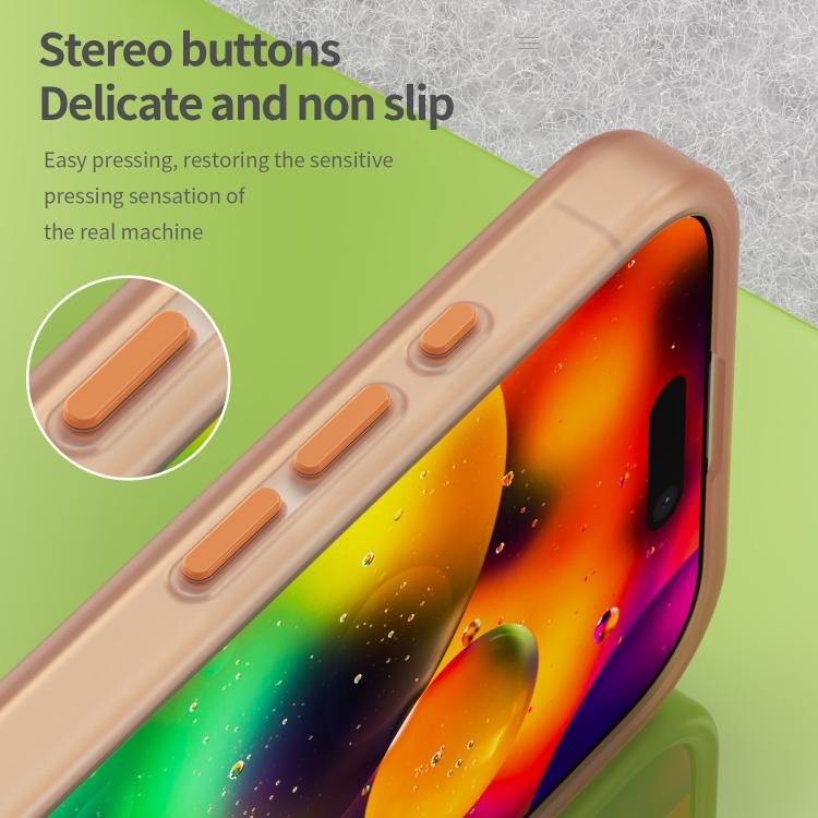 For iPhone 17 MagSafe Frosted Translucent TPU + PC Full Coverage Phone Case(Orange) - iPhone 17 Cases by buy2fix | Online Shopping UK | buy2fix