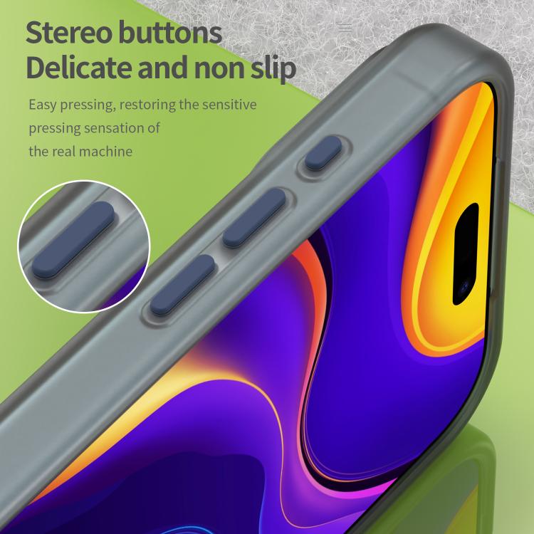 For iPhone 17 Pro Max MagSafe Frosted Translucent TPU + PC Full Coverage Phone Case(Dark Blue) - iPhone 17 Pro Max Cases by buy2fix | Online Shopping UK | buy2fix