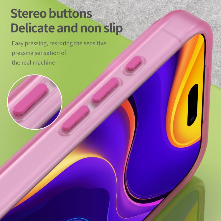 For iPhone 17 Pro Max MagSafe Frosted Translucent TPU + PC Full Coverage Phone Case(Pink) - iPhone 17 Pro Max Cases by buy2fix | Online Shopping UK | buy2fix