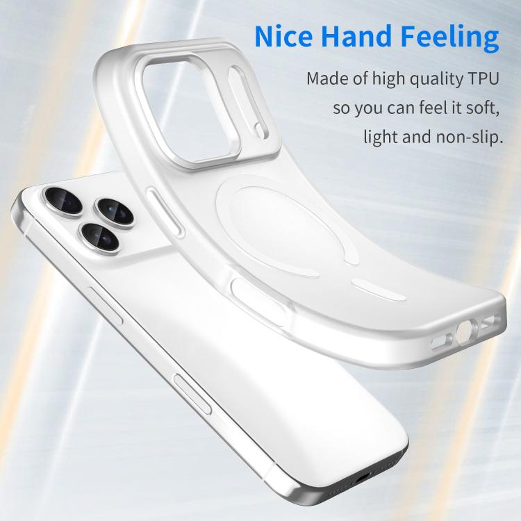 For iPhone 17 Pro MagSafe Frosted Translucent TPU + PC Full Coverage Phone Case(White) - iPhone 17 Pro Cases by buy2fix | Online Shopping UK | buy2fix