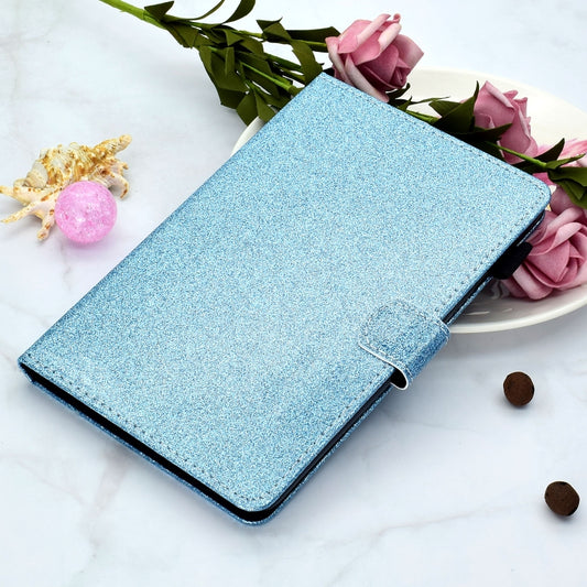 For Lenovo Tab M11/ Xiaoxin Pad 11 2024 Varnish Glitter Powder Smart Leather Tablet Case(Blue) by buy2fix