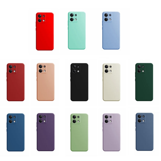 For Xiaomi Redmi Note 13 5G Imitation Liquid Silicone Phone Case(Light Purple) by buy2fix
