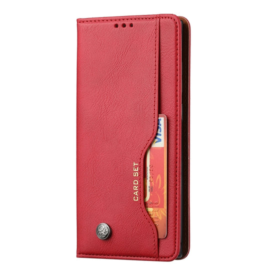 For Samsung Galaxy S25 Ultra 5G Knead Skin Texture Flip Leather Phone Case(Red) by buy2fix